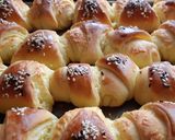 Sajtos háromszögek recept fázis 4 fotója