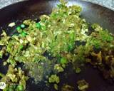 Methi Matar Parantha/ Peas fenugreek pancake recipe step 4 photo