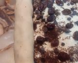 Foto del paso 3 de la receta: Rosca de Pascuas rellena con pasas de uva y chocolate💕
