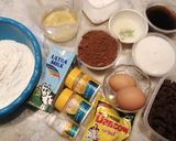 Foto langkah ke 1 dari resep Cake coklat simple 2 telur.