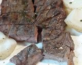 A picture of step 7 of Grilled Steaks with Compound Spread.