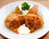 Szabolcsi töltött káposzta recept fázis 12 fotója