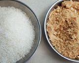 A picture of step 1 of Peanut and sesame chikki.