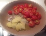 A picture of step 1 of Spaghetti alla Chitarra with Cherry Tomato Cream and Tastasale Ragù.