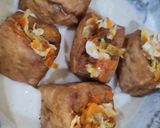 Foto langkah ke 7 dari resep Gehu Tahu Jeletot Manis Pedas Tepung Kriuk.