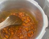 A picture of step 5 of Guvar Dhokli Nu Shaak.