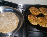 A picture of step 1 of Chatpati roti.