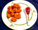 A picture of step 7 of Chana Dal Gobhi Pakoda.