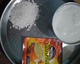 A picture of step 1 of #Ga4 week 8 capachino coffee.