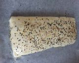 Foto del paso 4 de la receta: Empanada de hojaldre con calabacín queso y fiambre de pavo