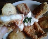 Foto del paso 1 de la receta: Corvina empanizada con arepitas fritas y mayonesa de ajo