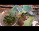 A picture of step 2 of Pomegranate mojito.