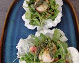 Foto del paso 10 de la receta Ensalada de vieiras con aliño de su coral