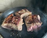 A picture of step 1 of Steak and 'The King of Cheeses' Pie.