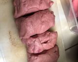 Foto langkah ke 4 dari resep Roti Sobek Ubi Ungu.