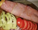 Rántottával töltött sonka recept fázis 3 fotója