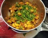 A picture of step 4 of Jeera Aloo.