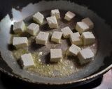 A picture of step 1 of Gandharaj lemon paneer.