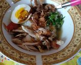 Foto langkah ke 4 dari resep Bubur Ayam lobak manis.