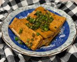 A picture of step 10 of Soy-Braised Scallion Tofu.