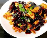 A picture of step 10 of My Deep fried Chicken with Gochujang Sauce (Korean pepper sauce).