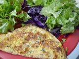 Omellette de panceta, queso y hierbas aromáticas