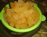 Foto del paso 3 de la receta: Budín con manzanas al vino blanco