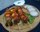 A picture of step 9 of Paneer Tikka.