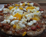 Foto del paso 5 de la receta: Pizza integral sin horno ni levadura