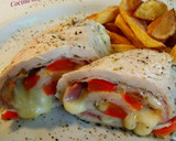 Foto del paso 10 de la receta: Pechuga de pollo rellena, asada al horno