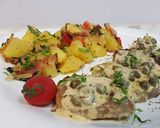 Pas rețetă Cartofi boierești și Mușchi de porc cu sos de capere 8 fotografie