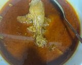 A picture of step 6 of Chicken qorma.