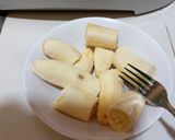Foto langkah ke 1 dari resep Bolu Pisang Kukus Lembut.
