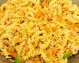 A picture of step 4 of Red sauce veg.Pasta.