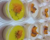 Foto langkah ke 3 dari resep Puding susu sirup nanas.