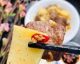 Hình bước làm 3 của món Bò lát chay xào khoai tây