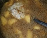 A picture of step 3 of Zeera rice with potatoes.