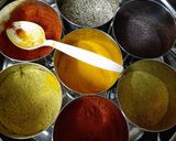 A picture of step 1 of Tamatar palak ki sabji.