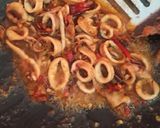 Foto langkah ke 4 dari resep Tumis Sayur Melinjo dan Cumi.