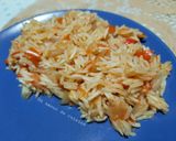 Une image de l'étape 7 de Foie en sauce et riz piquant 🍚🌶.