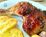 Foto del paso 6 de la receta: Pollo al horno marinado a las finas hierbas