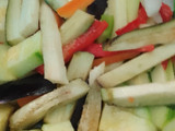 Verduras popurrí bebé ♥️ y arroz tostado con solomillo de cerdo