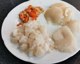 Foto del paso 2 de la receta: Lasaña de Wonton rellena de Vieiras y Cigalas con bechamel