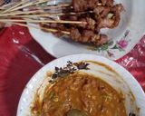 A picture of step 8 of Indonesian Meat BBQ w/ Peanut Sauce/Sate/Satay.