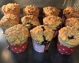 A picture of step 3 of Blueberry Crumb Muffin.