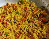A picture of step 8 of Street Style Veg Pulao.