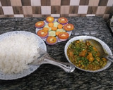 A picture of step 6 of Mattar Paneer n Rice#Theme Contest.
