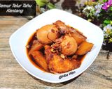 Foto langkah ke 5 dari resep Semur Telur Tahu Kentang.