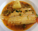Foto del paso 3 de la receta: 197. Cazuela de lenguado con guisantes y patatas