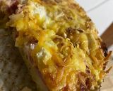 Foto del paso 1 de la receta: Tarta de papa, cebolla, salame y queso
